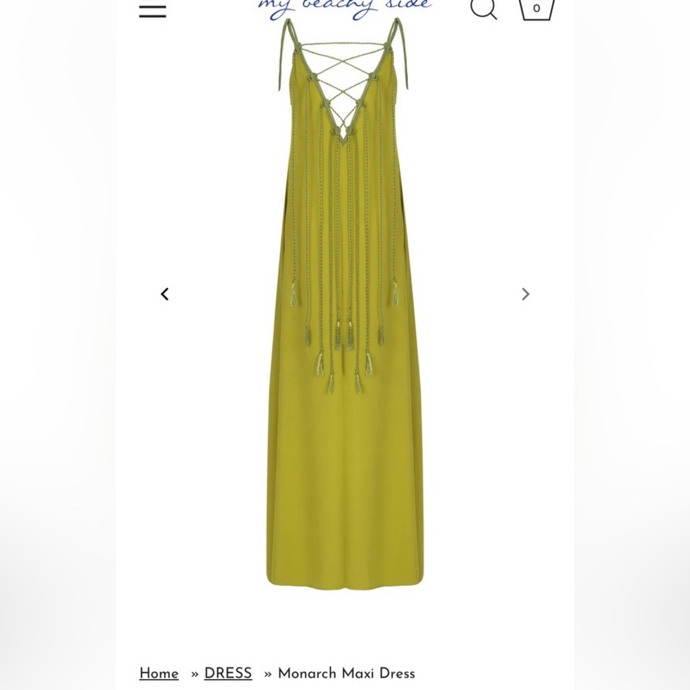 My beach side monarch maxi dress new with tags size small